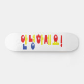 Annyeong Haseyo! Koreaanse Hallo! 안 하 요 Hangul Scr Skateboard (Horizontaal)