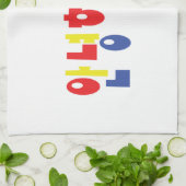 Annyeong Haseyo! Koreaanse Hallo! 안 하 요 Hangul Scr Theedoek (Gevouwen)