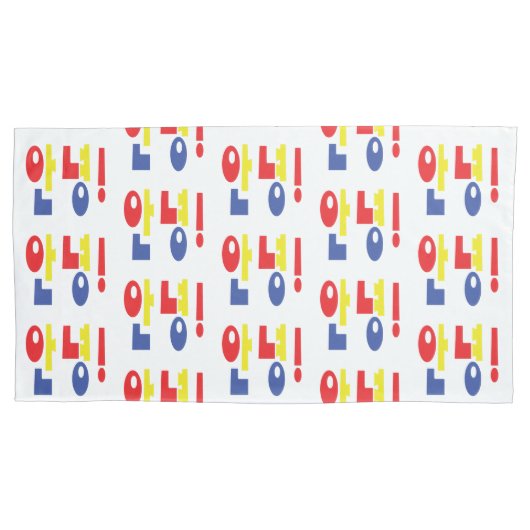 Annyeong. Koreaanse Hallo 안 녕 Hangul Language Pil Kussensloop (Voorkant-Links)