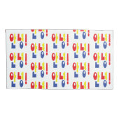 Annyeong. Koreaanse Hallo 안 녕 Hangul Language Pil Kussensloop (Achterkant-Rechts)