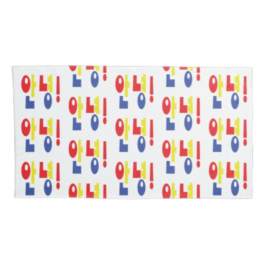 Annyeong. Koreaanse Hallo 안 녕 Hangul Language Pil Kussensloop (Achterkant-Rechts)