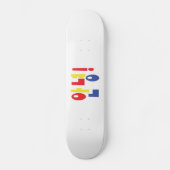 Annyeong. Koreaanse Hi-Hallo 안 녕 Hangul Language Persoonlijk Skateboard (Voorkant)
