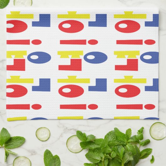 Annyeong. Koreaanse Hi-Hallo 안 녕 Hangul Language Theedoek (Gevouwen)