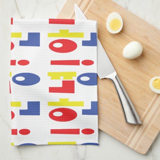 Annyeong. Koreaanse Hi-Hallo 안 녕 Hangul Language Theedoek (Quarter Fold)