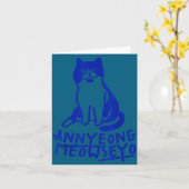 Annyeongmeowseyo K-drama Funny Cat Lovers  Kaart (Gele Bloem)