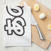 Ano... (Japans voor Umm...ik dacht aan het denken) Theedoek (Quarter Fold)