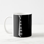 Ano Neck Tie Funny Humorous Keyboard Music Player Koffiemok (Links)
