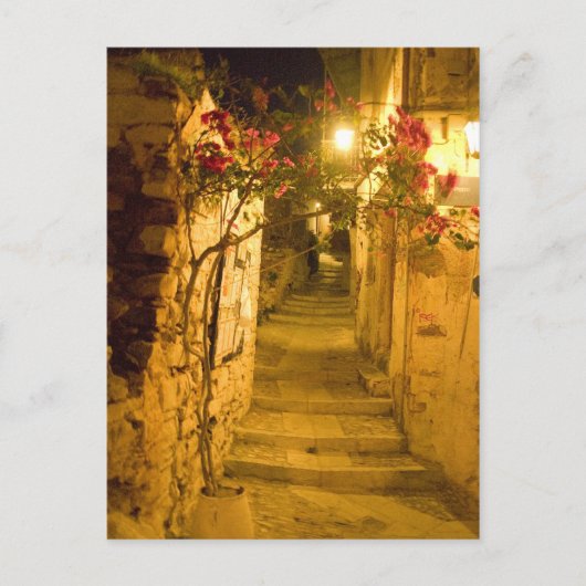 ano syros ' s nachts briefkaart (Voorkant)