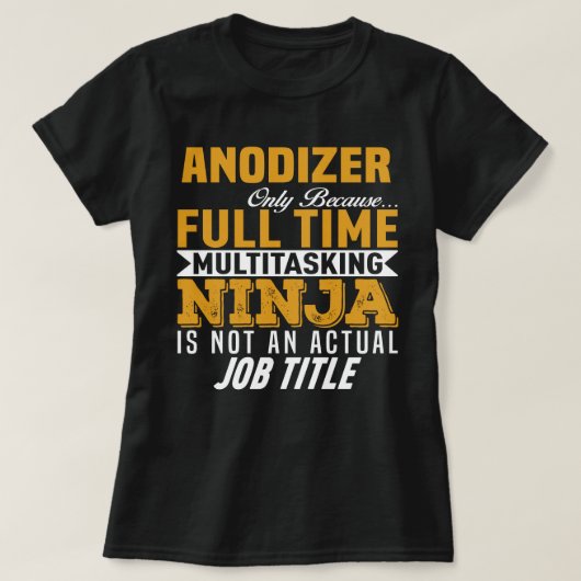 anodiseerapparaat t-shirt (Design voorkant)