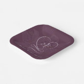 anoïde papieren bordje (Gebogen)