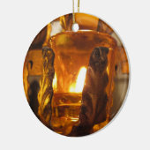 anoing van de zieke keramisch ornament (Links)