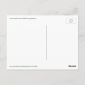 Anole Lizard in Florida Briefkaart (Achterkant)