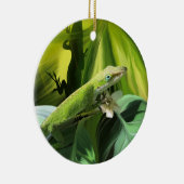 Anole Lizard Keramisch Ornament (Rechts)