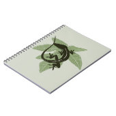 Anole Lizard op Leaf-Design 3 Notitieboek (Linkerzijde)