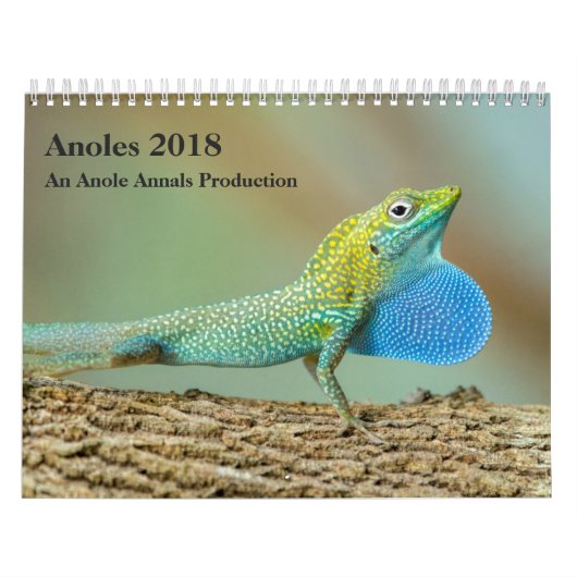 Anoles 2018 - An Anole Annals Production Kalender (Hoes)