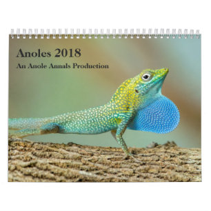 Anoles 2018 - An Anole Annals Production Kalender