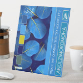 ANOLZIMOKOMOHA RECLAMEBORD MET VOETSTUK (Insitu)