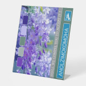 ANOLZIMOKOMOHA RECLAMEBORD MET VOETSTUK (Voorkant)