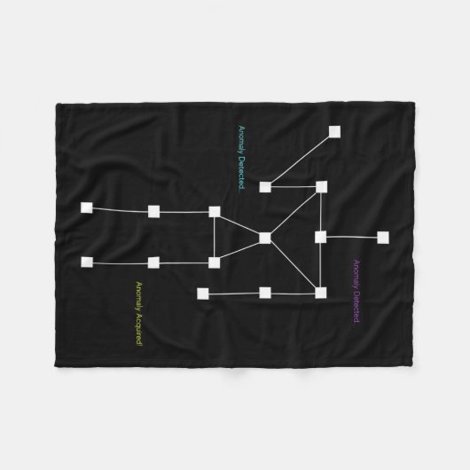 Anomalie Gedetecteerd SLS spookjacht Shirt - Funny Fleece Deken (Voorkant (Horizontaal))