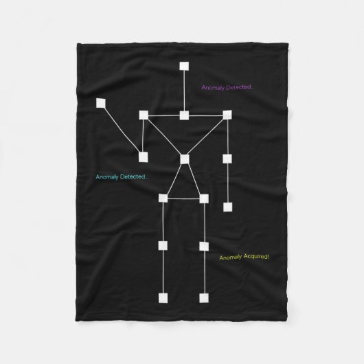 Anomalie Gedetecteerd SLS spookjacht Shirt - Funny Fleece Deken (Voorkant)