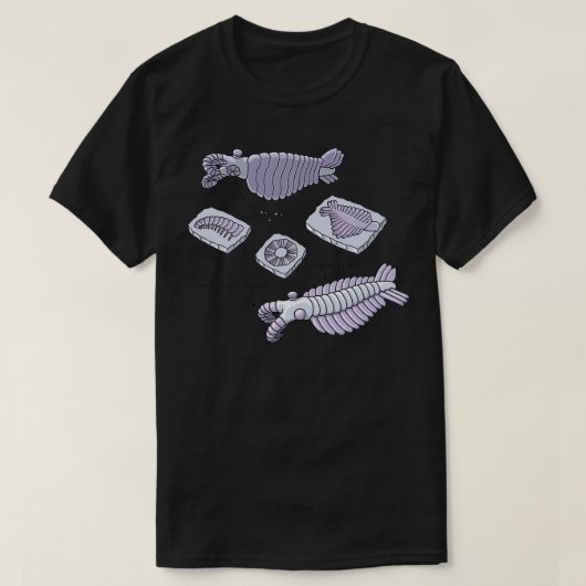 Anomalocaris Fossils T-shirt (Design voorkant)