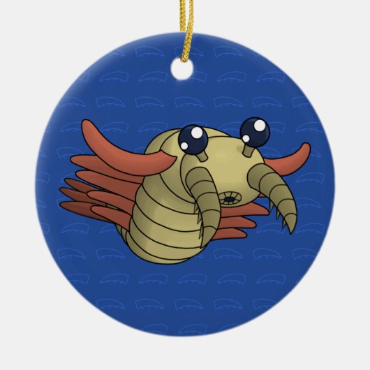 Anomalocaris - Ongebruikelijke garnaal Keramisch Ornament (Voorkant)