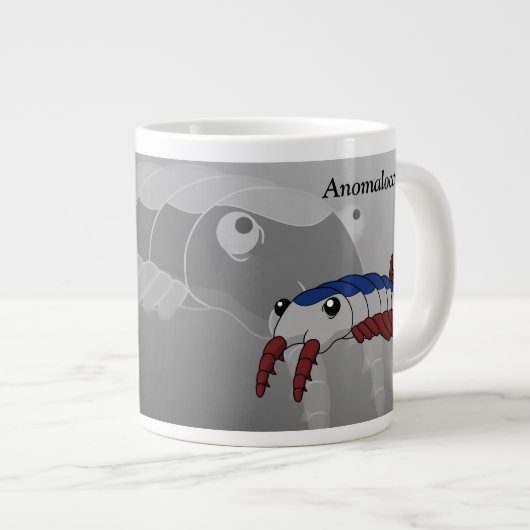 Anomalocaris - prehistorisch dier grote koffiekop (Voorkant rechts)