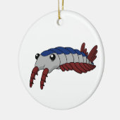 Anomalocaris - prehistorisch dier keramisch ornament (Links)