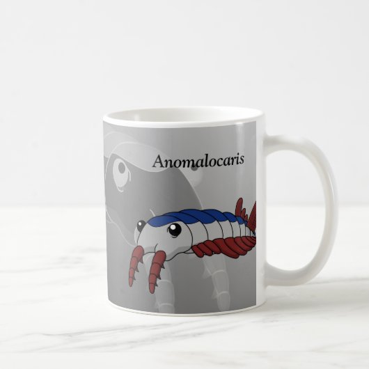 Anomalocaris - prehistorisch dier koffiemok (Rechts)