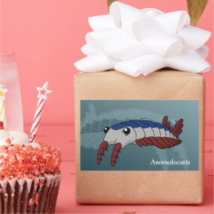 Anomalocaris - prehistorisch dier rechthoekige sticker