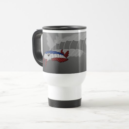 Anomalocaris - prehistorisch dier reisbeker (Voorkant links)