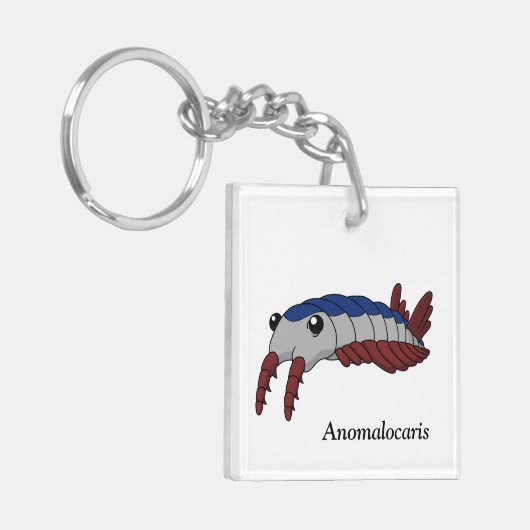 Anomalocaris - prehistorisch dier sleutelhanger (Voorkant Links)