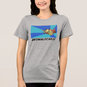 Anomalocaris! prehistorisch dier Tri-Blend shirt