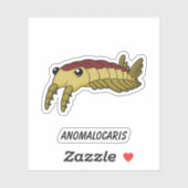 Anomalocaris - Prehistorisch Zee Creature Vinyl Sticker (Vel)