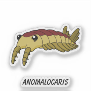 Anomalocaris - Prehistorisch Zee Creature Vinyl Sticker