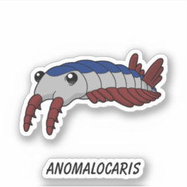 Anomalocaris - Prehistorisch Zee Creature Vinyl Sticker