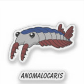 Anomalocaris - Prehistorisch Zee Creature Vinyl Sticker (Voorkant)