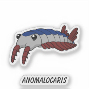 Anomalocaris - Prehistorisch Zee Creature Vinyl Sticker