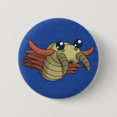 Anomalocaris- Prehistorisch Zeedier Ronde Button 5,7 Cm (Voorkant)