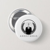 anon-logo ronde button 5,7 cm (Voorkant /achterkant)