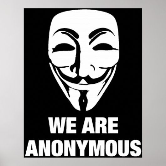 anon poster (Voorkant)