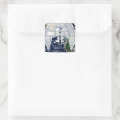 Anon Vierkante Sticker (Tas)