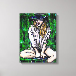 Anoniem 3 | Huidig vrouwenportret Canvas Afdruk