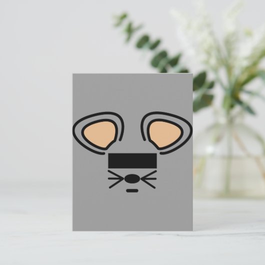 anoniem. briefkaart (Staand voorkant)