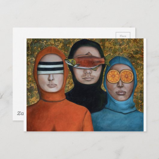 Anoniem Briefkaart (Voorkant / Achterkant)