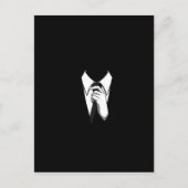 Anoniem Kostuum en Stropdas Briefkaart (Voorkant)