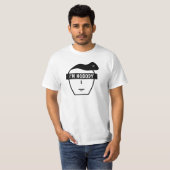 Anoniem Niemand Mysterieus Cartoon Gezicht T-shirt (Voorkant volledig)