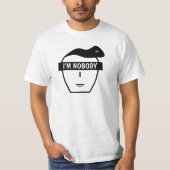 Anoniem Niemand Mysterieus Cartoon Gezicht T-shirt (Voorkant)