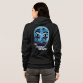 Anoniem Ontmaskerd Hoodie (Achterkant volledig)