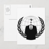 Anoniem patriottisme briefkaart (Voorkant / Achterkant)